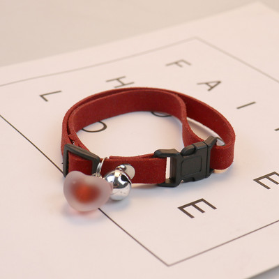 Suņu zvana kaklarota pret plīsumiem pārnēsājama drošības izsekošana pastaigu mājdzīvnieka kakla kakla siksna vienkrāsains jauks kaķa kaklarota mājdzīvnieku aksesuārs