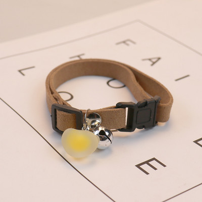 Suņu zvana kaklarota pret plīsumiem pārnēsājama drošības izsekošana pastaigu mājdzīvnieka kakla kakla siksna vienkrāsains jauks kaķa kaklarota mājdzīvnieku aksesuārs