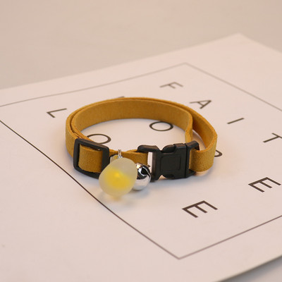 Suņu zvana kaklarota pret plīsumiem pārnēsājama drošības izsekošana pastaigu mājdzīvnieka kakla kakla siksna vienkrāsains jauks kaķa kaklarota mājdzīvnieku aksesuārs