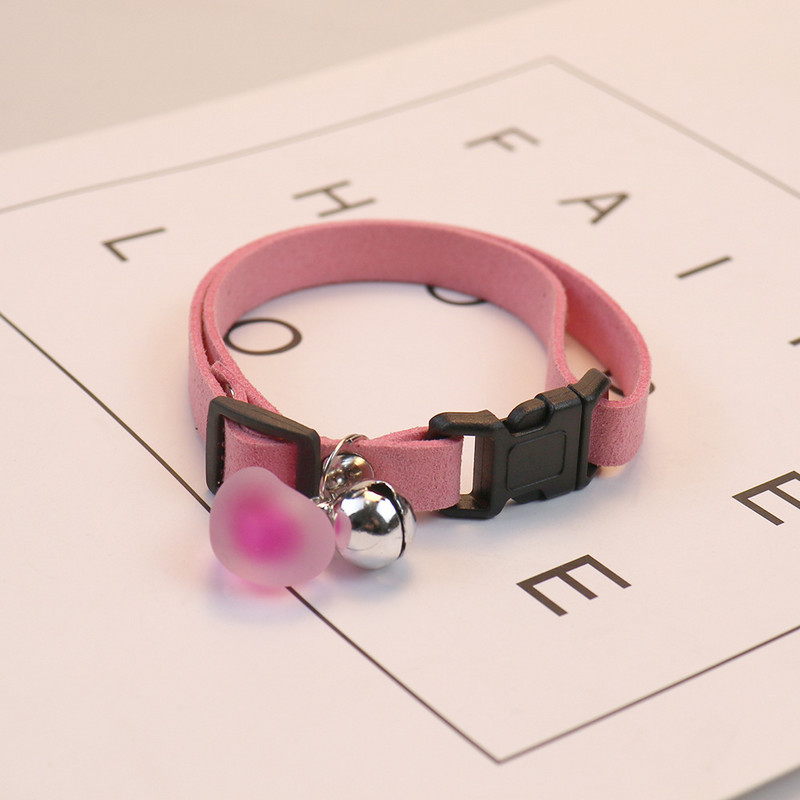 Suņu zvana kaklarota pret plīsumiem pārnēsājama drošības izsekošana pastaigu mājdzīvnieka kakla kakla siksna vienkrāsains jauks kaķa kaklarota mājdzīvnieku aksesuārs