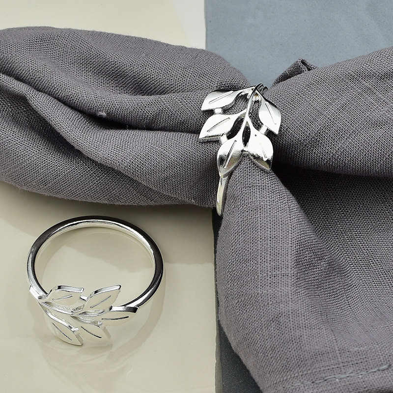 3/6/12Pcs Δαχτυλίδι για χαρτοπετσέτα ξενοδοχείου Δαχτυλίδι για χαρτοπετσέτα Φθινοπωρινά φύλλα Πόρπη για χαρτοπετσέτα Χριστουγεννιάτικο πάρτι γάμου Χρυσή χαρτοπετσέτα κύκλος τραπεζιού Deco