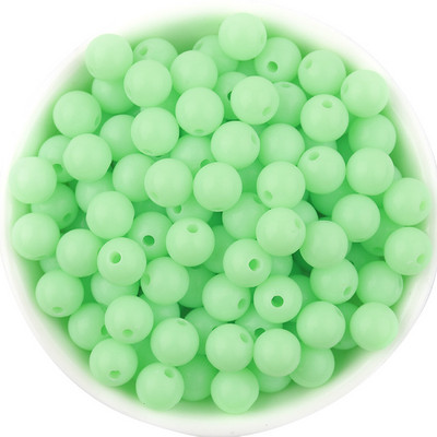 6mm-12mm akrila vienkrāsainas bumbiņas brīvas krelles konfektes pavasara krelles aksesuāri vairumtirdzniecība Barbie materiāls