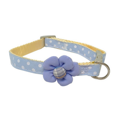 Mājdzīvnieku suņu kaklasiksna Jauki puķains kucēnu kakla siksna Modes kaķu kaklasiksna Izturīga, regulējama mājdzīvnieka kaķēna kaklarota Čivavas suņu aksesuāri