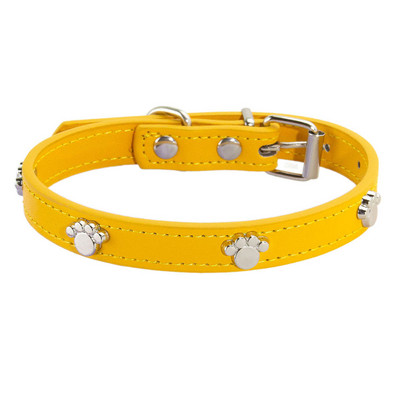 Ķepu ādas izturīgas mājdzīvnieku suņu kaklasiksnas kucēnu mopšu kaklasiksnas maziem lieliem suņiem Čivavas kaķu aksesuāri mājdzīvnieku kaklasiksnas maziem suņiem