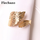 12 gab. Salvešu gredzeni Pusdienu galda rotājums Kāzu nūja apaļai pasniegšanai Zelta sudraba vara lapu turētājs Centrālo daļu dekors