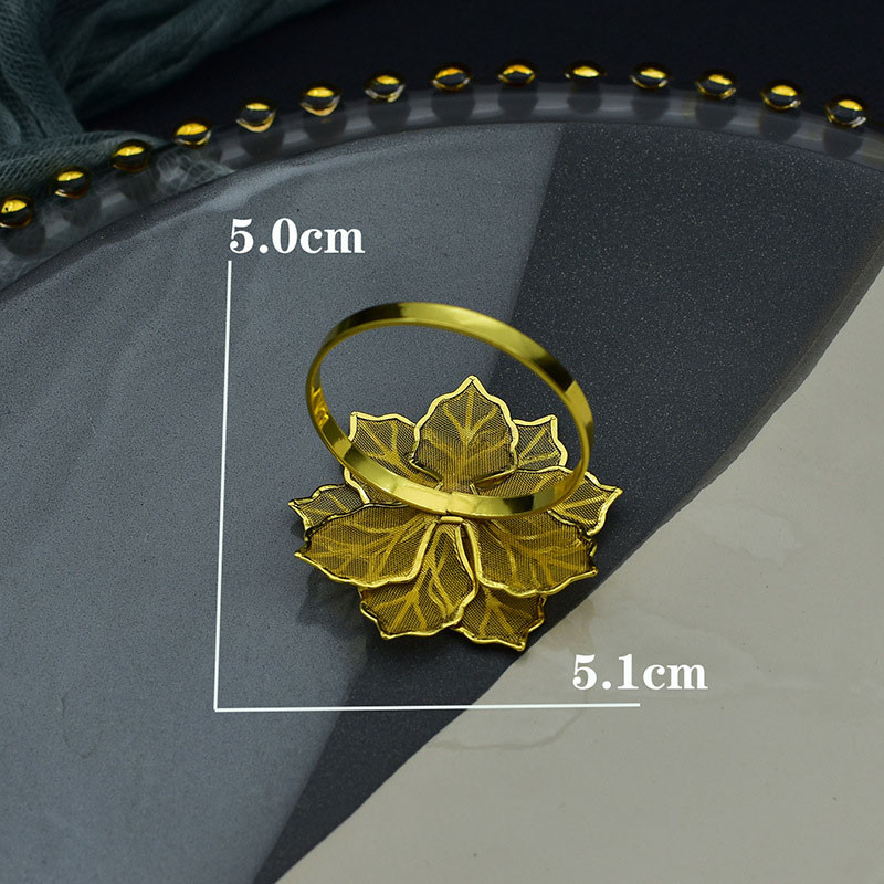 3/6/12gab Zelta sudraba salvete Gredzens Krēsli Sprādzes Kāzu Pasākumu Noformējums Amatniecība Rhinestone Loki Turētājs Ar rokām darināti ballīšu piederumi