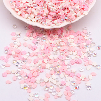 3/4/5 mm UV sveķu imitācijas pērļu krelles, varavīksnes krāsas, apaļas, brīvas krelles, bez cauruma DIY nagu mākslas rotaslietas kaklarotas izgatavošana.