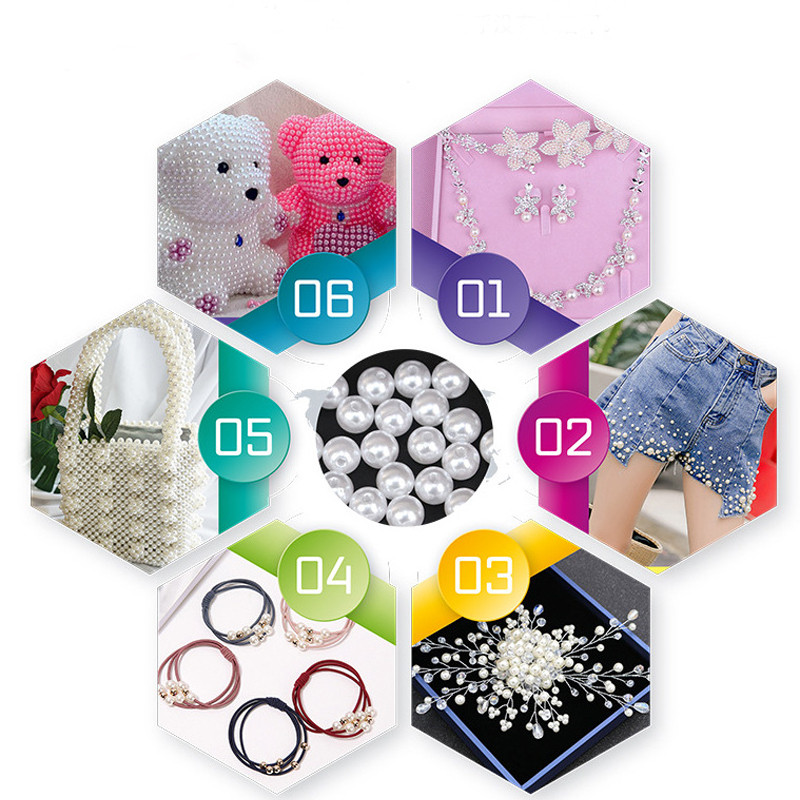 20 g Mix Colo pērļu krelles 3/4/5/6/8/10 mm ABS imitācijas starplikas krelles Juvelierizstrādājumu krelles rokassprādzes kaklarotas izgatavošanai, DIY piederumi