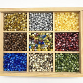 Jaunas 6 mm 8 mm 10 mm Divu toņu akrila krelles, apaļas, vaļīgas starplikas krelles rotaslietu izgatavošanai, DIY apģērbu aksesuāri