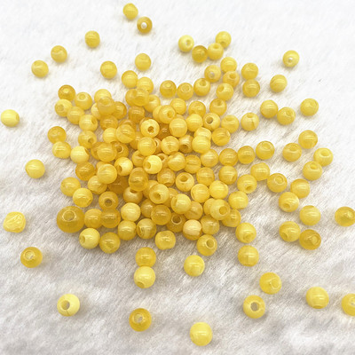 Jaunas 6 mm 8 mm 10 mm Divu toņu akrila krelles, apaļas, vaļīgas starplikas krelles rotaslietu izgatavošanai, DIY apģērbu aksesuāri