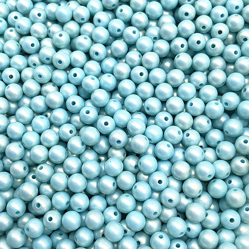 50-200gb 8 mm krāsainas apaļas, akrila brīvas starplikas krelles rotaslietu izgatavošanai.