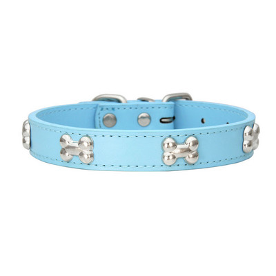 Suņu kaklasiksna ar radzēm Krāsainas ādas kucēnu aksesuāri Kaklasiksnas maziem un vidējiem suņiem Mopsis Čivava Mājdzīvnieku piederumi SML XL