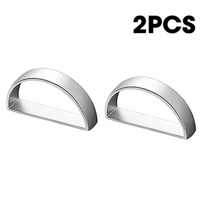 2/4/6GAB Metāla salvešu gredzeni D-veida galda salvešu turētājs Svētku galda dekors Kāzu labvēlības Ziemassvētku vakariņu galda salvešu gredzeni