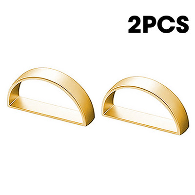 2/4/6GAB Metāla salvešu gredzeni D-veida galda salvešu turētājs Svētku galda dekors Kāzu labvēlības Ziemassvētku vakariņu galda salvešu gredzeni