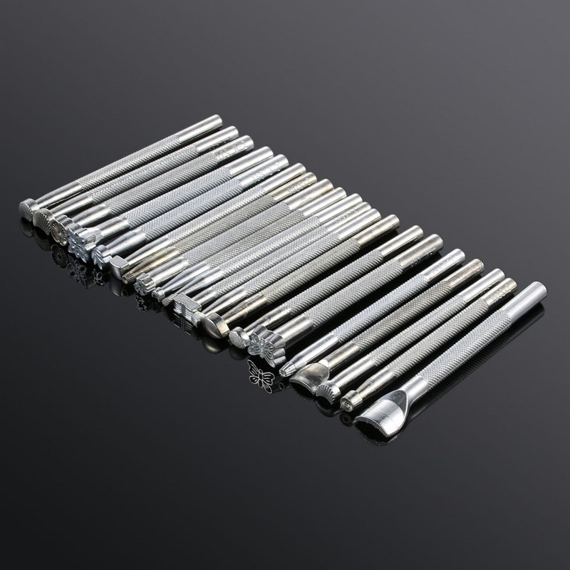 Odos dirbiniai Metalo odos apdirbimo balno gamybos įrankis Drožyba Oda amatininkų antspaudai Oda štampavimas Tvirtas „pasidaryk pats“ spausdinimas štampavimas