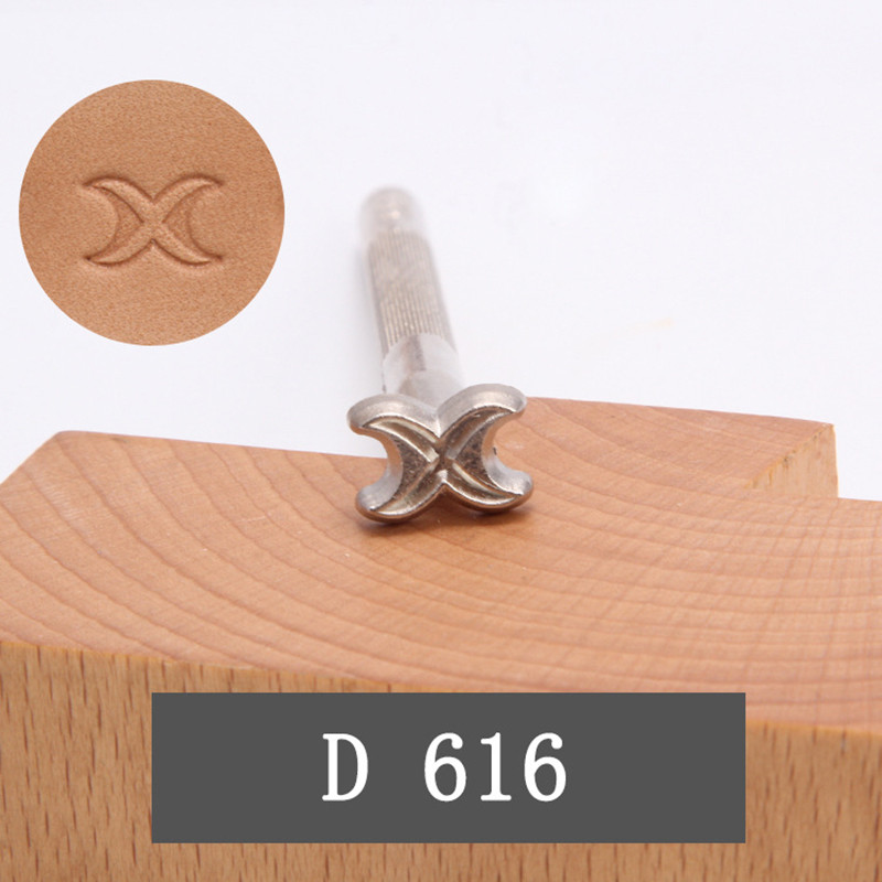 Keramikas zīmogi reljefiem ādas instrumentiem Nerūsējošā tērauda puķes Punch DIY Keramikas manuāla zīmogu drukāšanas veidņu komplekts