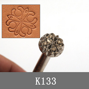 1 tk Metallist nahast töötav sadulatööriistad Nahast käsitöötemplid Nahast stantsimismuster DIY trükitarvikud