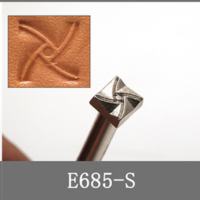 1 tk Metallist nahast töötav sadulatööriistad Nahast käsitöötemplid Nahast stantsimismuster DIY trükitarvikud