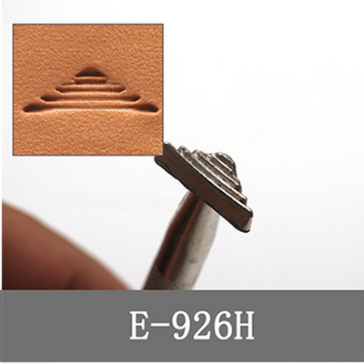 1 tk Metallist nahast töötav sadulatööriistad Nahast käsitöötemplid Nahast stantsimismuster DIY trükitarvikud