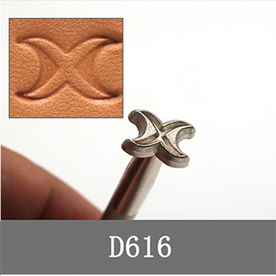 1 tk Metallist nahast töötav sadulatööriistad Nahast käsitöötemplid Nahast stantsimismuster DIY trükitarvikud