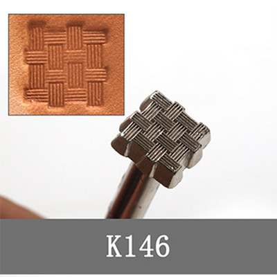 1 tk Metallist nahast töötav sadulatööriistad Nahast käsitöötemplid Nahast stantsimismuster DIY trükitarvikud