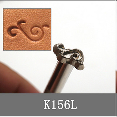 1 tk Metallist nahast töötav sadulatööriistad Nahast käsitöötemplid Nahast stantsimismuster DIY trükitarvikud