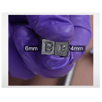 36 τεμ. DIY κιτ σφράγισης μετάλλων PunchTool Αριθμός Γράμματος Γραμματόσημα Αλφαβήτου Εργαλεία Ασημένιο μεταλλικό Δερμάτινο λογότυπο Κιτ σφραγίδων