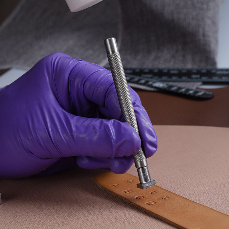 36 gab. DIY Metāla zīmogošanas komplekts PunchTool Numurs Burts Alfabēts Zīmogi Instrumenti Sudraba metāla ādas logotipu komplekts