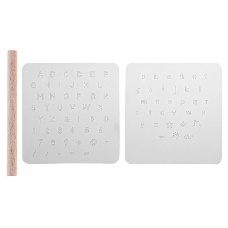 Tähestiku numbrid Nahast stantsimisstantsi tähtnumbrite tembeldamise komplekt Leathercrafti plastist nahatööriista jaoks DIY naha mulgustamiseks