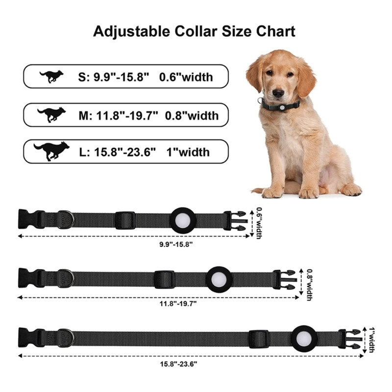 Izsekošanas kakla siksna maziem suņiem Mājdzīvnieku kaklasiksna Airta aizsargājošam turētājam Izsekošanas kaklasiksna kaķiem Čivavas kaklasiksna Drop Shipping