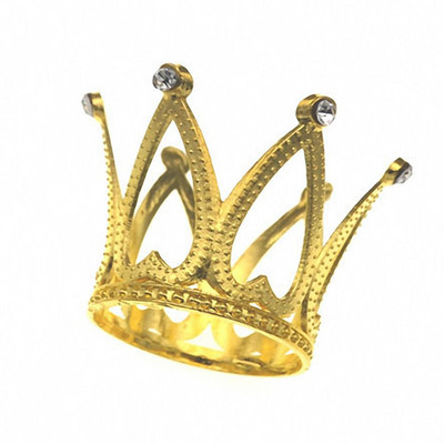 Mini metāla kroņa kūkas kūkas dekors Bērnu dzimšanas dienas cepšanas dekors DIY kāzu ballīšu piederumi kūku dekorēšanas rīki