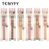 Κολιέ για σκύλο, χαριτωμένο καρό κολιέ γάτας με κουδούνι γρήγορης απελευθέρωσης για μικρούς μεσαίους σκύλους Προμήθειες για υπαίθρια βόλτα με κολάρο για κατοικίδια