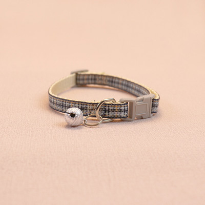 Κολιέ για σκύλο, χαριτωμένο καρό κολιέ γάτας με κουδούνι γρήγορης απελευθέρωσης για μικρούς μεσαίους σκύλους Προμήθειες για υπαίθρια βόλτα με κολάρο για κατοικίδια