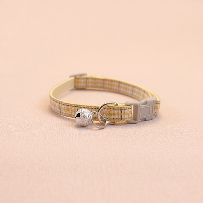 Κολιέ για σκύλο, χαριτωμένο καρό κολιέ γάτας με κουδούνι γρήγορης απελευθέρωσης για μικρούς μεσαίους σκύλους Προμήθειες για υπαίθρια βόλτα με κολάρο για κατοικίδια