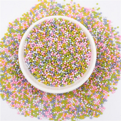 50g/partija 2mm Krāsainas sīkas apaļas sēklu stikla krelles nagu mākslas dekorēšanai Neporainas stikla krelles Kaklarotas kulonu aksesuāri