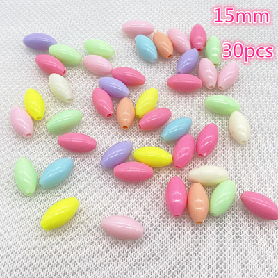 Jauna daudzkrāsu akrila krelles, šarms, lācītis, DIY rokassprādzes kaklarota