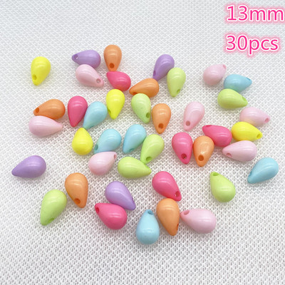 Jauna daudzkrāsu akrila krelles, šarms, lācītis, DIY rokassprādzes kaklarota