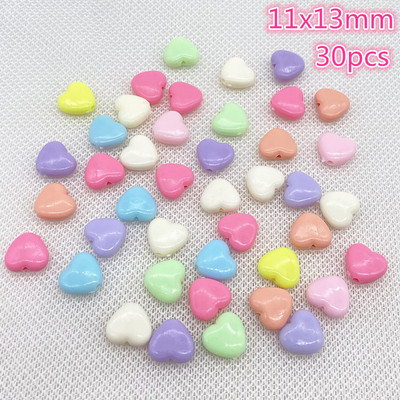 Jauna daudzkrāsu akrila krelles, šarms, lācītis, DIY rokassprādzes kaklarota