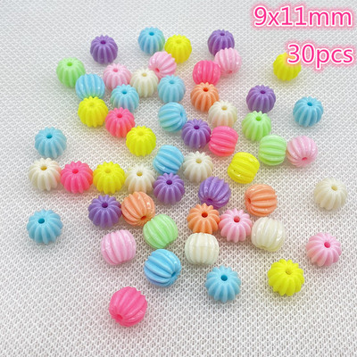 Jauna daudzkrāsu akrila krelles, šarms, lācītis, DIY rokassprādzes kaklarota