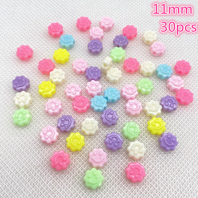 Jauna daudzkrāsu akrila krelles, šarms, lācītis, DIY rokassprādzes kaklarota