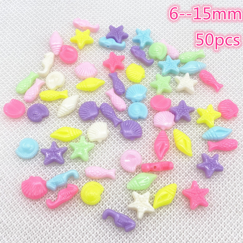 Jauna daudzkrāsu akrila krelles, šarms, lācītis, DIY rokassprādzes kaklarota