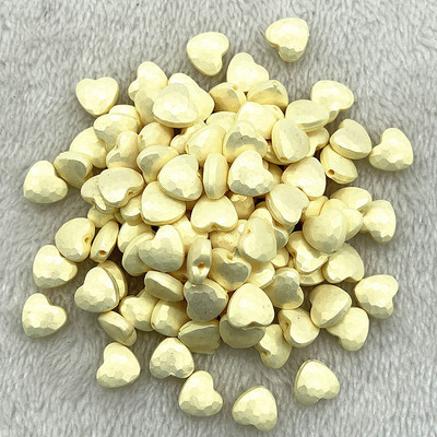 JAUNUMS 30-120gab 11mm Krāsainas Sirds formas Akrils Brīvas starplikas krelles Juvelierizstrādājumu izgatavošanai DIY ar rokām darināti apģērbu aksesuāri