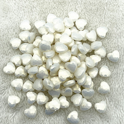 JAUNUMS 30-120gab 11mm Krāsainas Sirds formas Akrils Brīvas starplikas krelles Juvelierizstrādājumu izgatavošanai DIY ar rokām darināti apģērbu aksesuāri