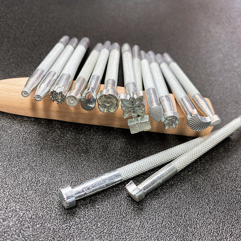 MIUSIE 1Gb ādas apdrukas rīks sakausējums grebums izgatavošana amatniecības perforators zīmogi skulptūra drukāts DIY metāla ādas darba sēdeklis