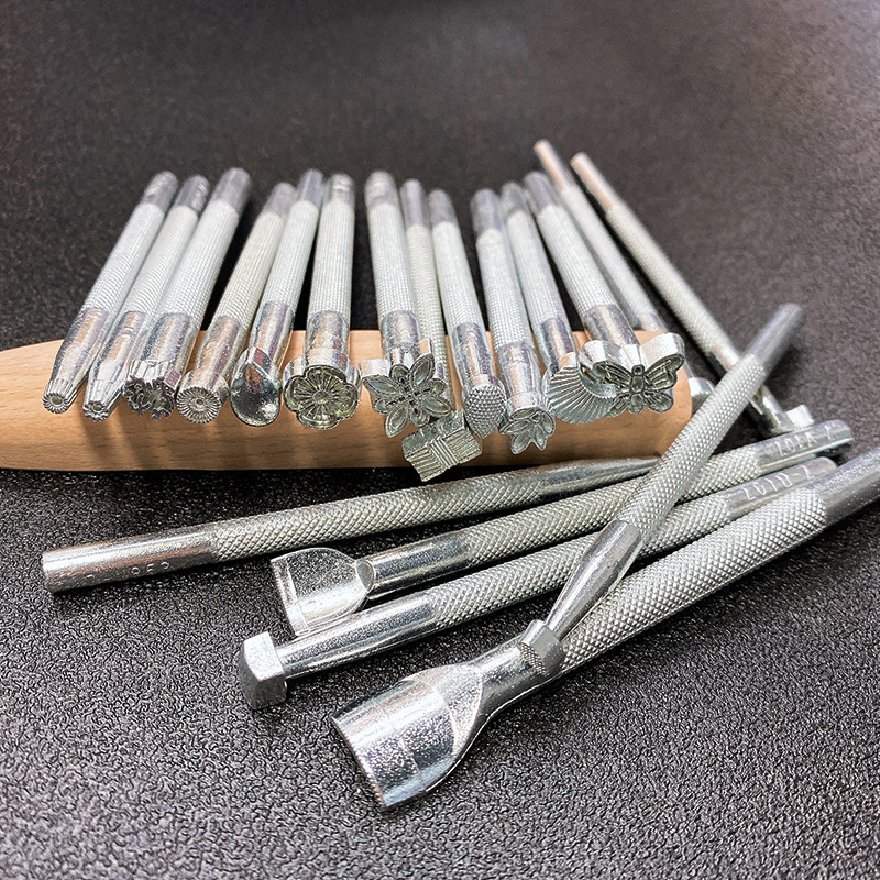 MIUSIE 1Gb ādas apdrukas rīks sakausējums grebums izgatavošana amatniecības perforators zīmogi skulptūra drukāts DIY metāla ādas darba sēdeklis