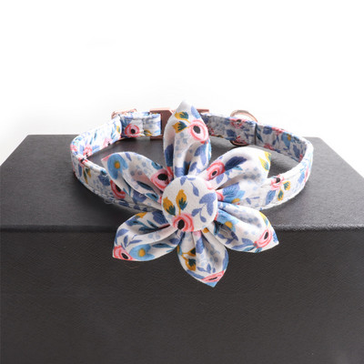 Mīksta suņu kaklasiksnas kaklarota ar saulespuķu dizainu maziem suņiem, čivavas jorkijas meitene, regulējama roku darbs