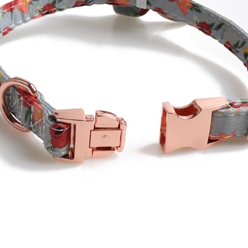 Mīksta suņu kaklasiksnas kaklarota ar saulespuķu dizainu maziem suņiem, čivavas jorkijas meitene, regulējama roku darbs