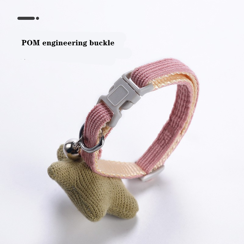 Multfilmas Pentagram mājdzīvnieku apkakles regulējama kucēna kaķēna kakla siksna ar zvana kaklarotu maza suņa kaķa dekorēšanai