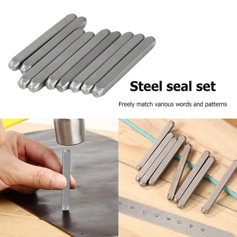 Mīlestības sirds formas metāla štancēšanas komplekts Rotaslietas Zelts Sudrabs Metāla zīmogi Tērauda Ādas štancēšana DIY Instrumenti Apzīmogošanas veidņu Amatniecības komplekts