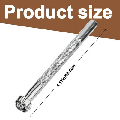 Nahast tembeldamistööriistad Nelja kroonlehega päevalille- või liblikakujuline meisterdamine nikerdamiseks nahast käsitöötööriistad algajatele ja professionaalidele